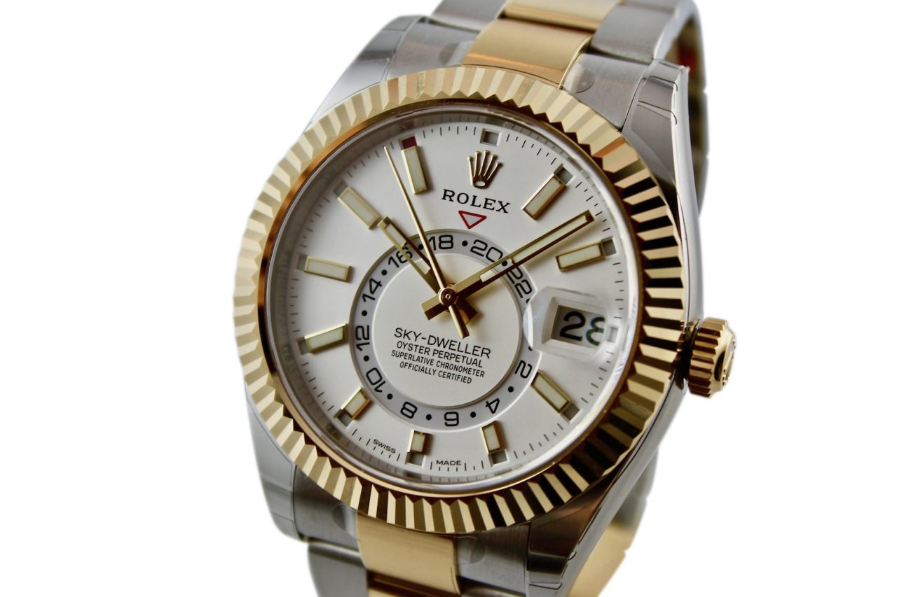 Sky-Dweller SS/GG „White“