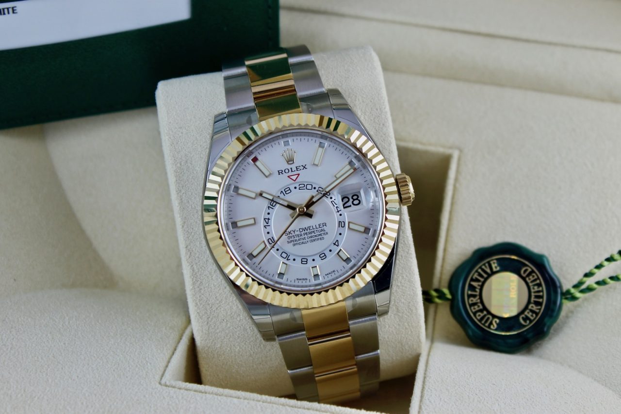 Sky-Dweller SS/GG „White“