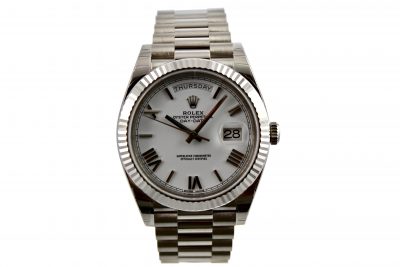 rolex Day-Date 40 „White Roman“