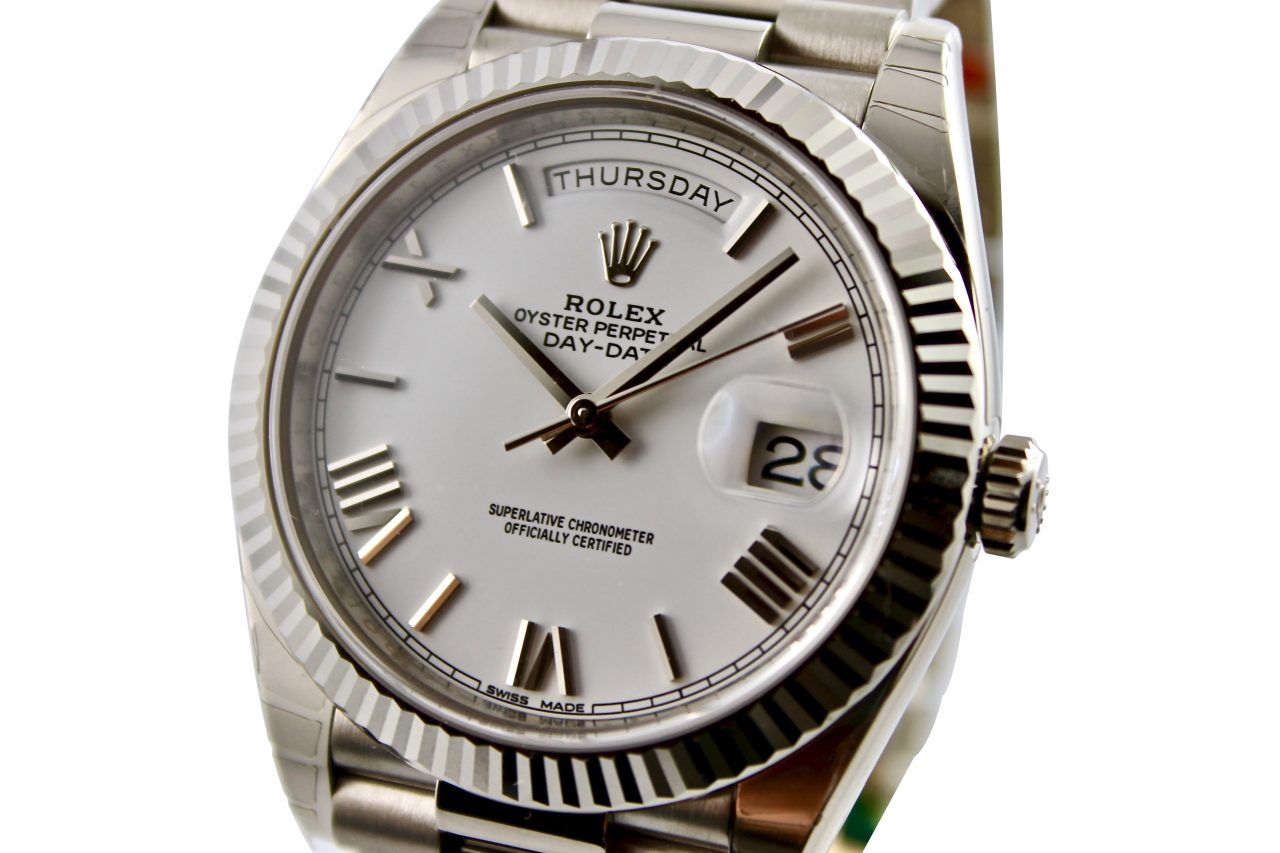 Day-Date 40 „White Roman“