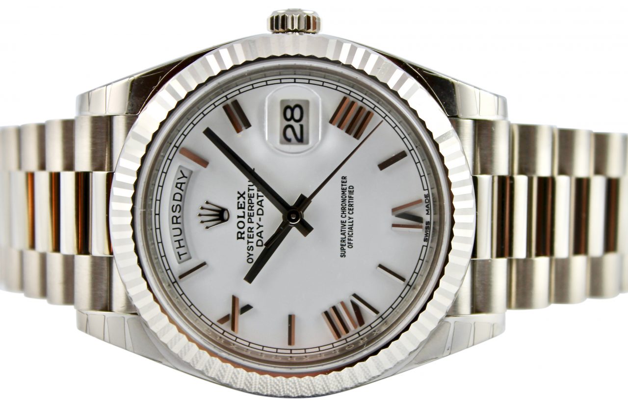 Day-Date 40 „White Roman“