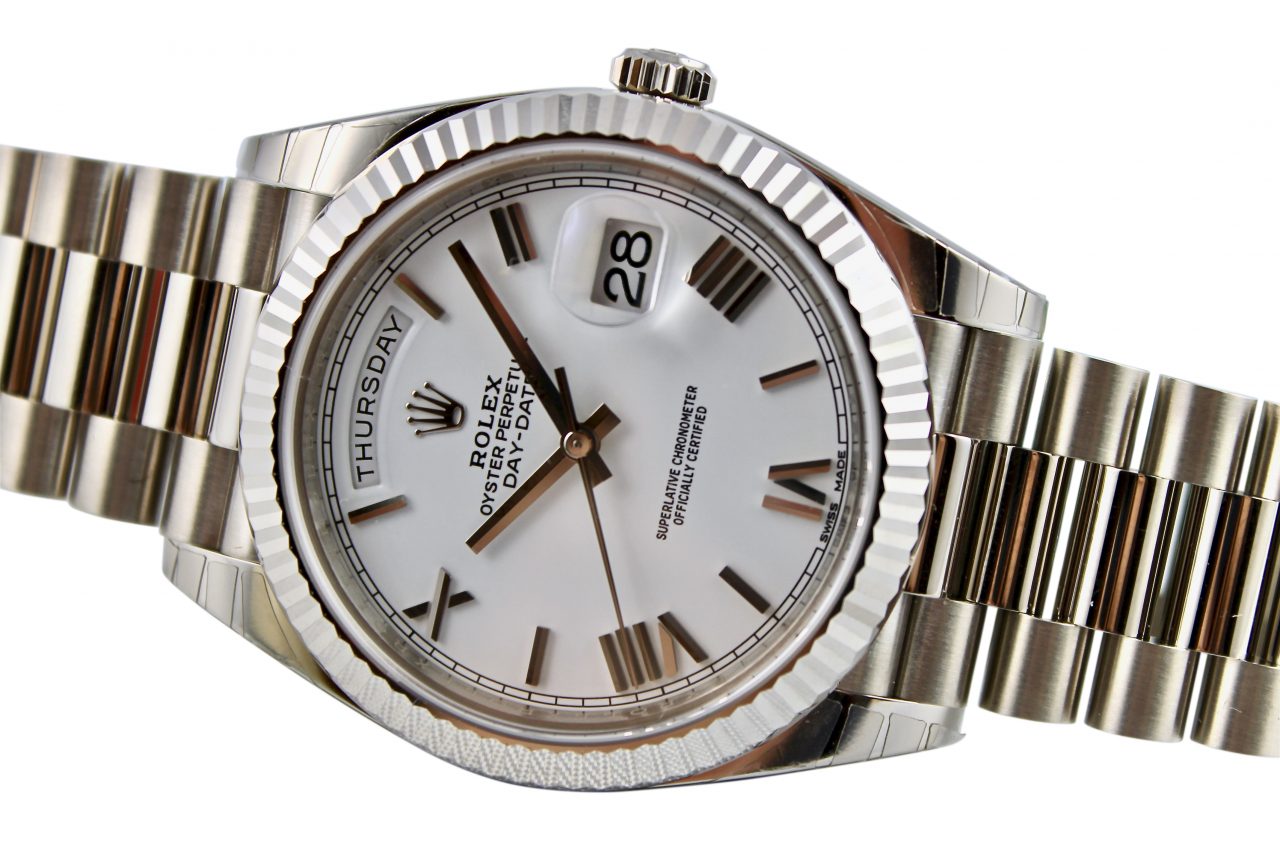 Day-Date 40 „White Roman“