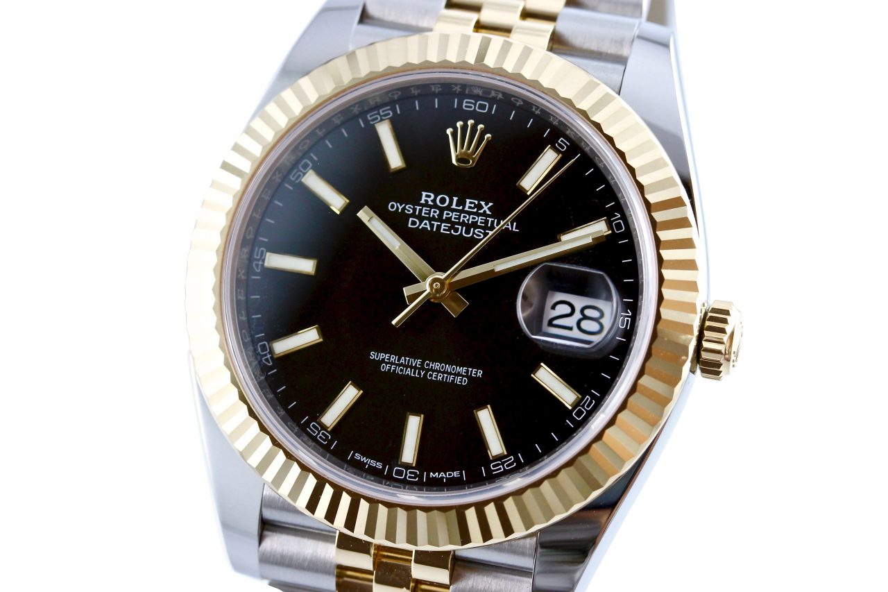 Datejust 41 „Black Index“ Rolesor