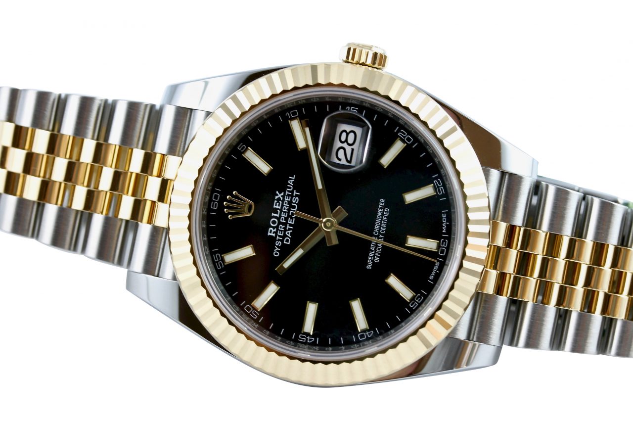 Datejust 41 „Black Index“ Rolesor
