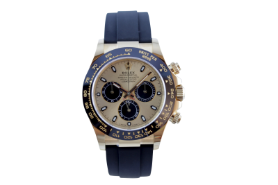 Rolex Daytona Oysterflex Yellowgold „Black/Champagne“