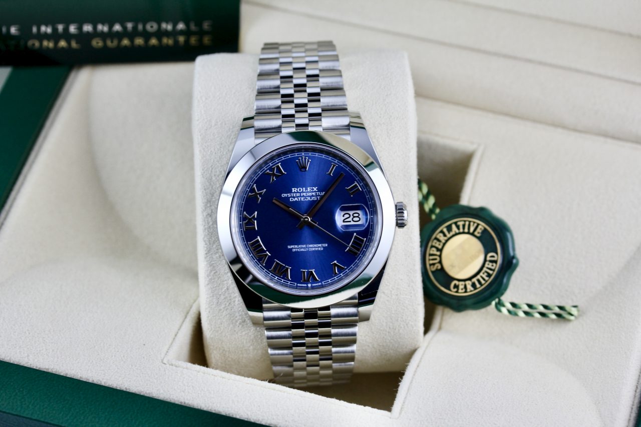 Datejust 41 „Azzurro Blue Roman“