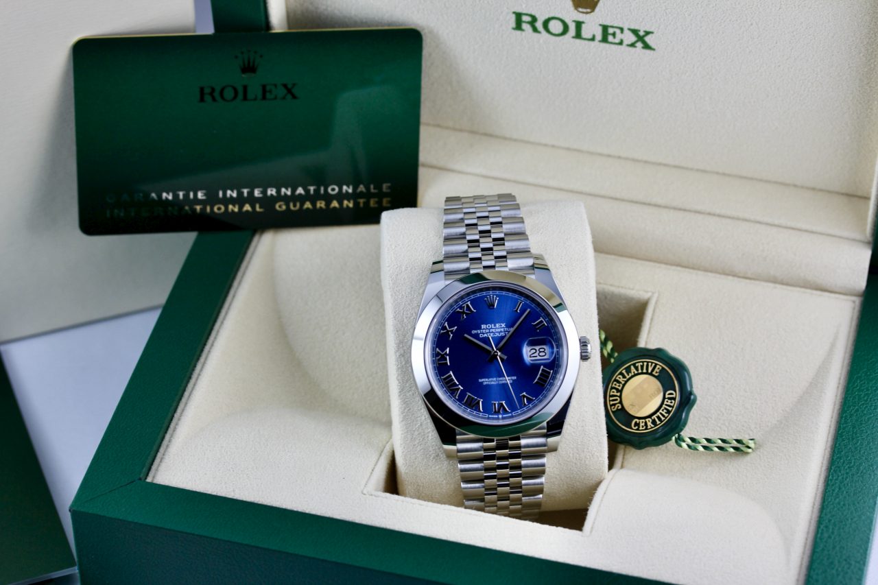 Datejust 41 „Azzurro Blue Roman“