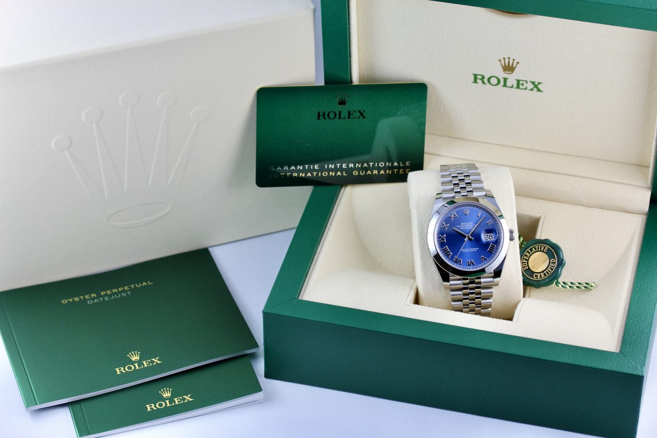 Datejust 41 „Azzurro Blue Roman“