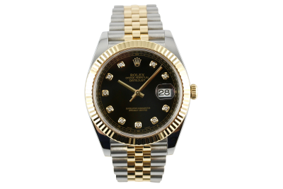 Rolex Datejust 41 Steel/Yellowgold „Black Diamond“