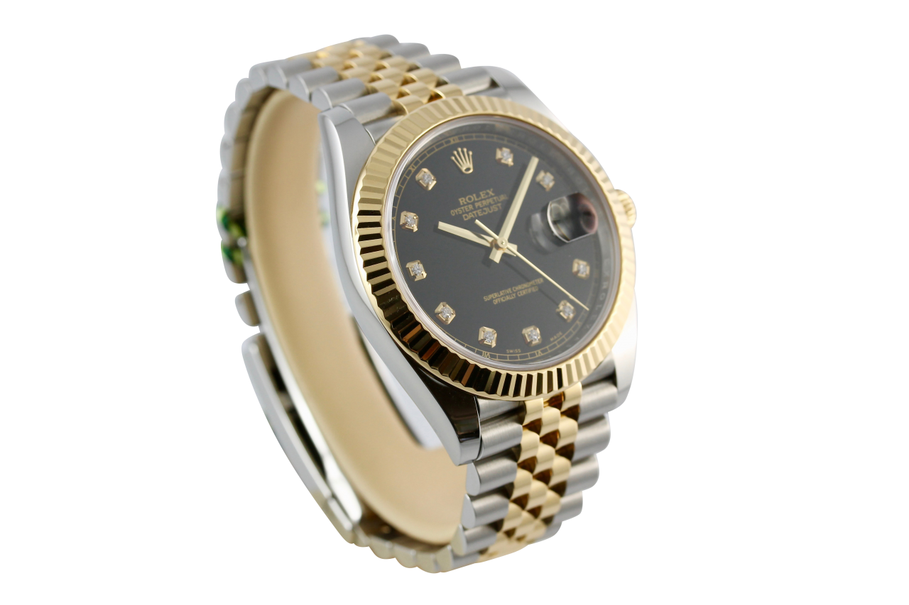 Datejust 41 Steel/Yellowgold „Black Diamond“