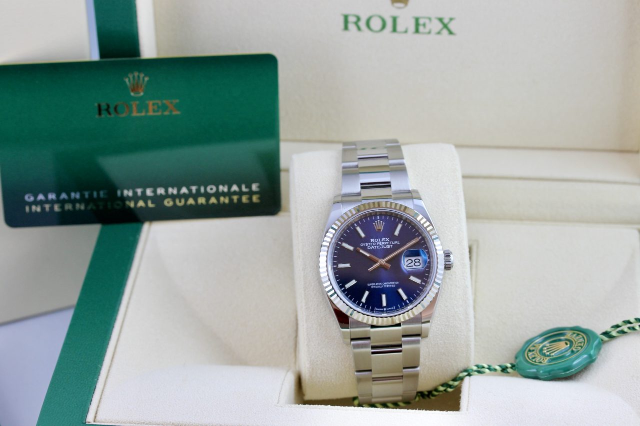 Datejust 36 „Blue Index“