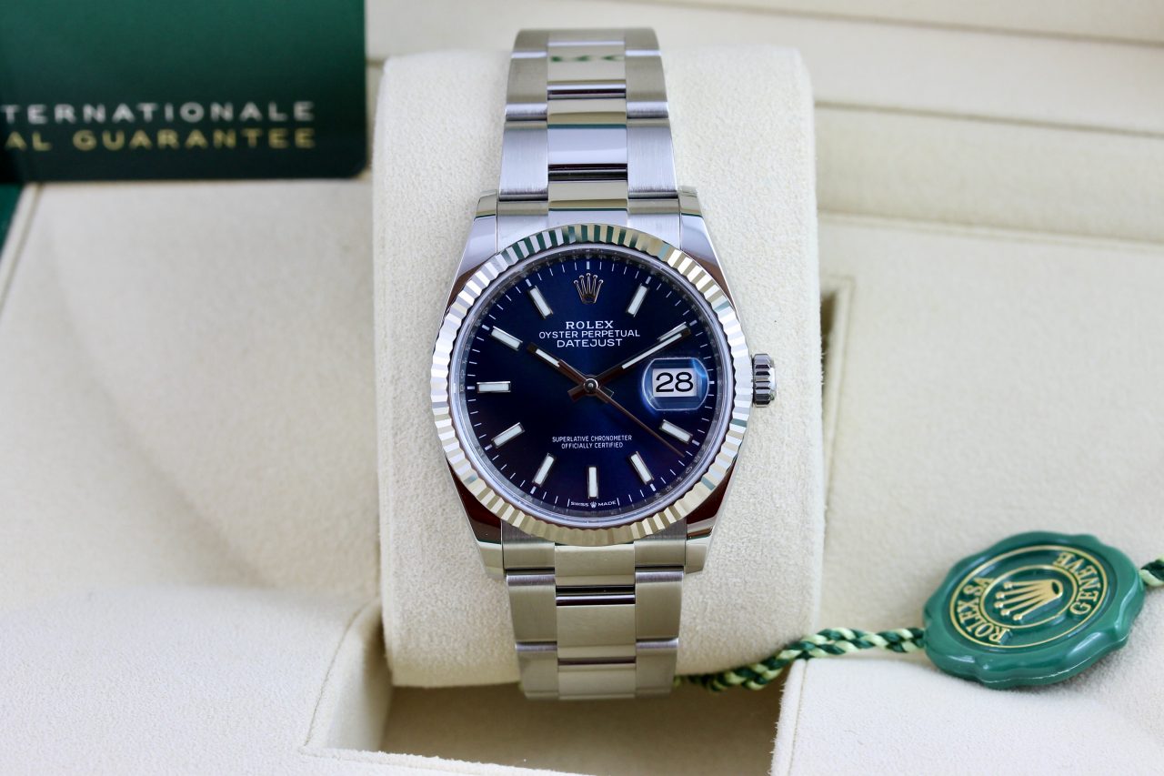 Datejust 36 „Blue Index“